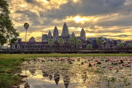 temple d'Angkor Wat au Cambodge