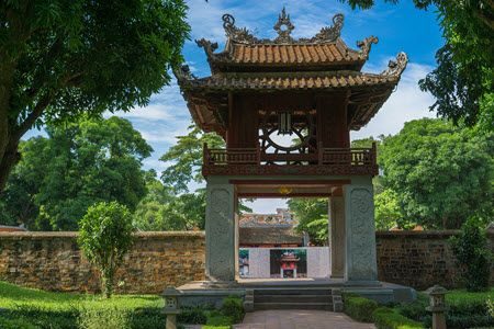 temple de la litterature à Hanoi